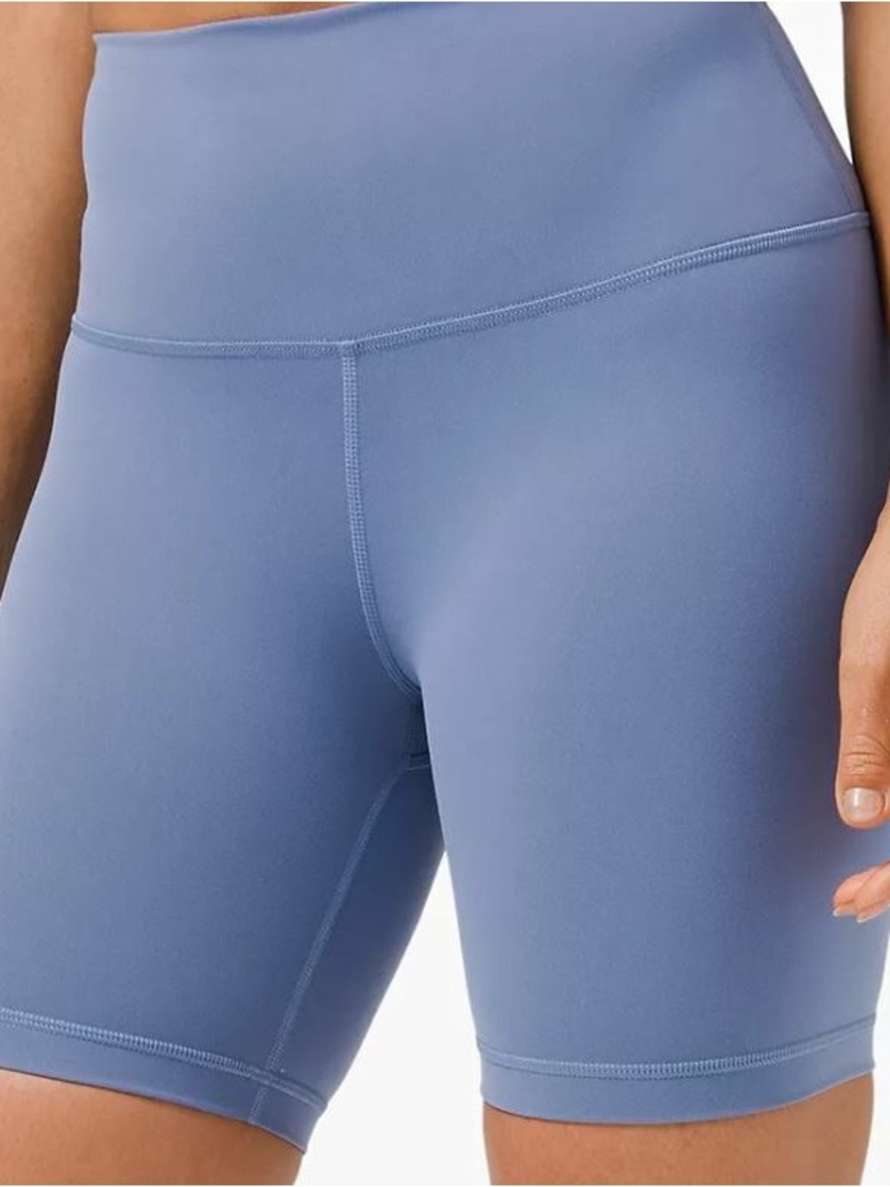 Lululemon Athletica Women's High-Waist Lavender Bike Shorts 8